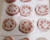 れんこんの照りてりはさみ焼き作り方7写真