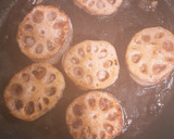 れんこんの照りてりはさみ焼き作り方10写真