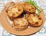 れんこんの照りてりはさみ焼き作り方11写真