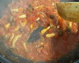 子供も大好き！鱈とエビのトマト煮込み作り方5写真