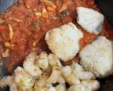 子供も大好き！鱈とエビのトマト煮込み作り方7写真