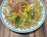 柚子香✨くたくた白菜のスープパスタ✨作り方8写真