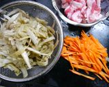 簡単！炊き込みご飯　牛すじ煮込み味作り方4写真