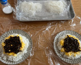からしマヨ昆布とたまごの大きなおにぎり作り方3写真