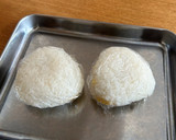 からしマヨ昆布とたまごの大きなおにぎり作り方6写真