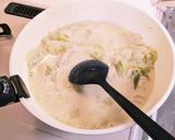 ルー不要♪白菜と鶏むね肉のクリーム煮作り方10写真