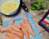 生春巻き揚げ★ささみ赤シソチーズ★お弁当作り方1写真