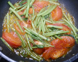 簡単！空心菜とトマトの中華炒め作り方3写真