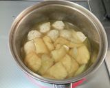 鶏団子と油揚げの鍋!(^^)!作り方2写真