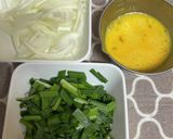 ニラ卵丼どん♪韓国風作り方1写真