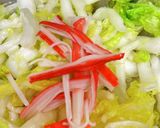 【白菜✖️カニカマ】オイマヨ濃サラダ作り方4写真