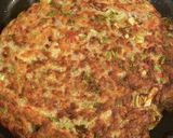 ひき肉と強力粉で作るお好み焼き作り方8写真