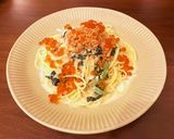 チーズと鮭フレークといくらのパスタ作り方5写真