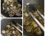 白だしで簡単☆明太子とエビの明太子パスタ作り方3写真