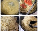 白だしで簡単☆明太子とエビの明太子パスタ作り方5写真