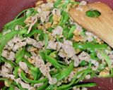 ☆ピーマンと豚肉と胡桃のオイスター炒め☆作り方7写真