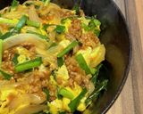 ニラ卵丼どん♪韓国風作り方6写真