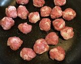 豚こまボールの甘酢あん作り方5写真