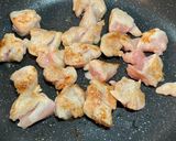 鶏肉とさつまいもの甘辛炒め♡作り方4写真