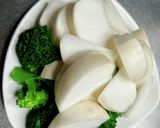 かぶをおいしく！デリ風温野菜サラダ作り方1写真