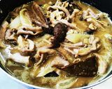 豚もつキノコカレー作り方18写真