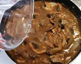 豚もつキノコカレー作り方20写真