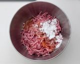 割ると中から…!!黒酢あん肉団子作り方2写真