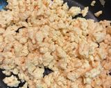 【一品料理】牛ひき肉の甘辛三色丼作り方7写真