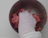 割ると中から…!!黒酢あん肉団子作り方3写真