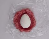 割ると中から…!!黒酢あん肉団子作り方4写真