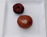 割ると中から…!!黒酢あん肉団子作り方14写真