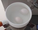 割ると中から…!!黒酢あん肉団子作り方1写真