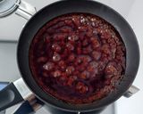 割ると中から…!!黒酢あん肉団子作り方8写真