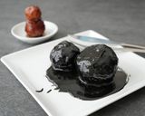 割ると中から…!!黒酢あん肉団子作り方10写真