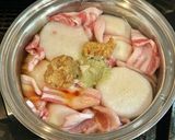 大根と豚バラ肉の味噌煮込み作り方2写真
