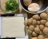 豆腐のきのこ卵あんかけ作り方1写真