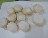 里芋と四元豚のうま煮作り方1写真