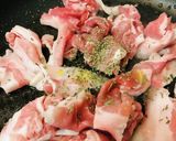 レンチン・ブロッコリーと豚肉の炒めもの作り方1写真