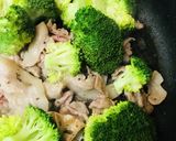 レンチン・ブロッコリーと豚肉の炒めもの作り方2写真