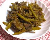 牛肉とごぼうの煮つけを練りごまで濃厚に作り方4写真