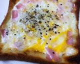 オーブントースターで半熟目玉焼きトースト作り方12写真