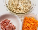 豚肉入り！きんぴらごぼう作り方2写真