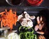 給食の「スパゲッティナポリタン」♡懐かし作り方1写真