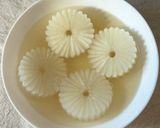 もっとズボラ♪型で作る大根の菊　飾り切り作り方8写真