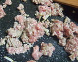 厚揚げステーキ・豚ひき肉きのこがけ作り方2写真