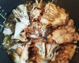 舞茸と蕪の葉の炊き込みご飯作り方4写真