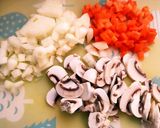 贅沢！バター醤油シーフードピラフ作り方1写真