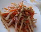 香りよし♪うどの皮の炒めなます～作り方7写真