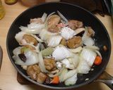 白菜と鶏肉の、シチュー風のうま煮作り方10写真