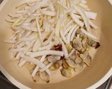 大根皮あさりむき身きんぴら作り方1写真